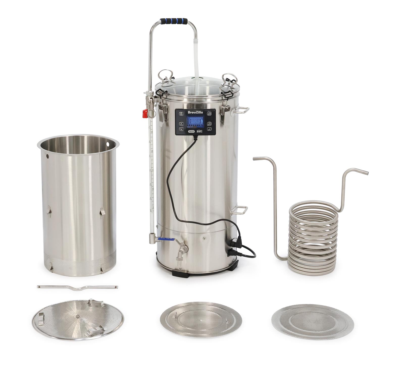 Автоматическая пивоварня BrewZilla 35 л с чиллером. Купить в интернет ...