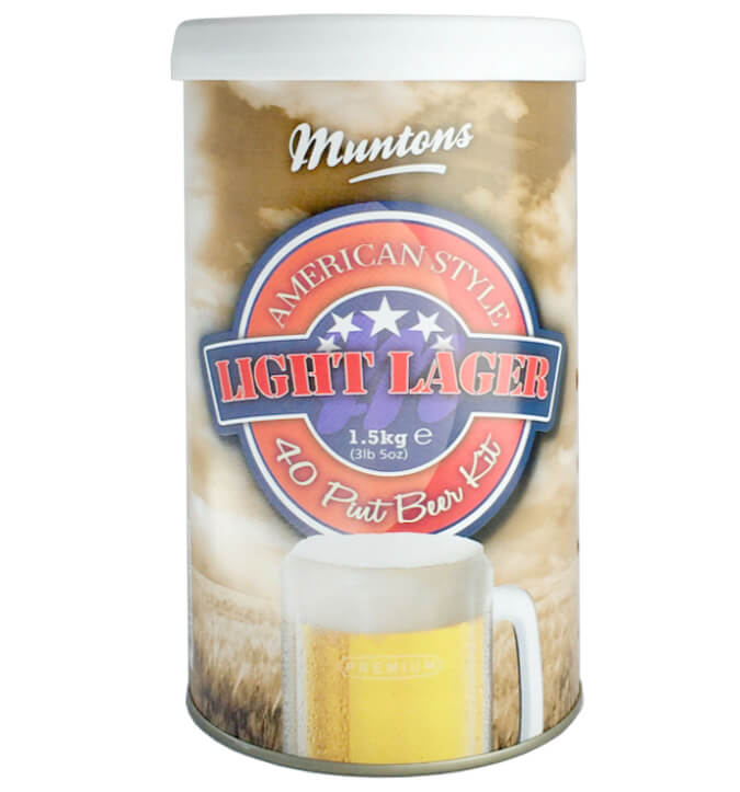 Солодовый экстракт Muntons American Light Lager (1,5 кг). Купить в интернет-магазине BeerMachines с доставкой по Москве и России